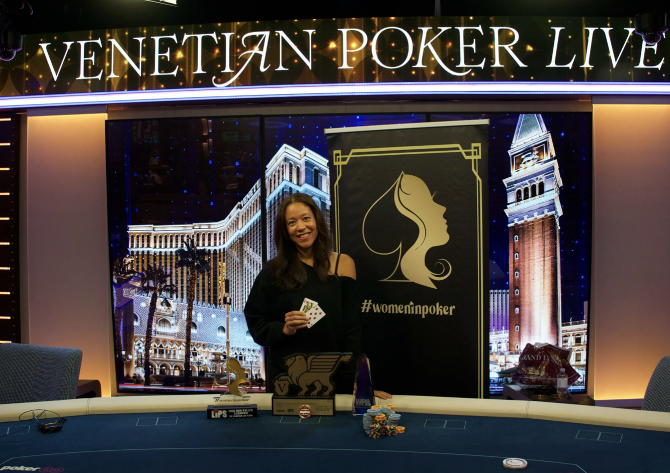 Tirza Sanders Wins Another Major Ladies Event at LIPS Women in Poker Summer Festival